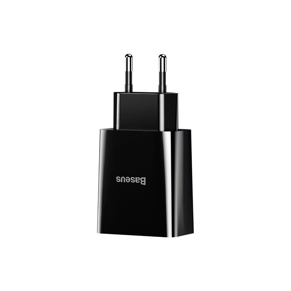 Hurtownia GSM - Ładowarka sieciowa Baseus Speed Mini Dual Charger, 2x USB, 2A, 10,5W (czarna) - BSU1014BLK - {ean13} - Hurt