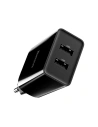 Hurtownia GSM - Ładowarka sieciowa Baseus Speed Mini Dual Charger, 2x USB, 2A, 10,5W (czarna) - BSU1014BLK - {ean13} - Hurt