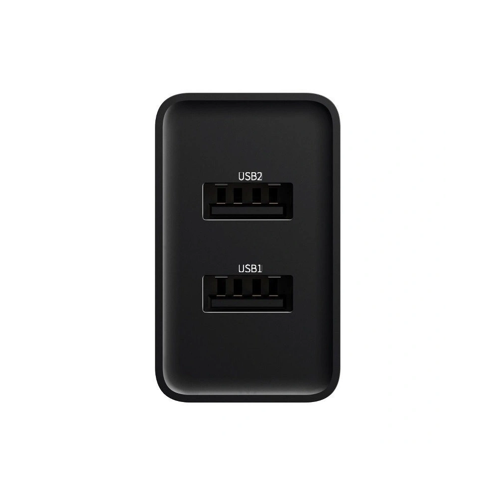 Hurtownia GSM - Ładowarka sieciowa Baseus Speed Mini Dual Charger, 2x USB, 2A, 10,5W (czarna) - BSU1014BLK - {ean13} - Hurt