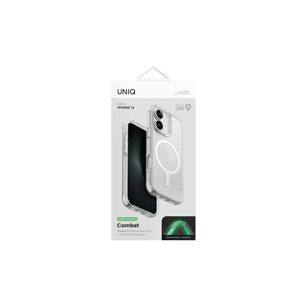 Hurtownia GSM - UNIQ Combat Apple iPhone 16 MagClick nabíjení bílé - UNIQ1242 - {ean13} - Hurt