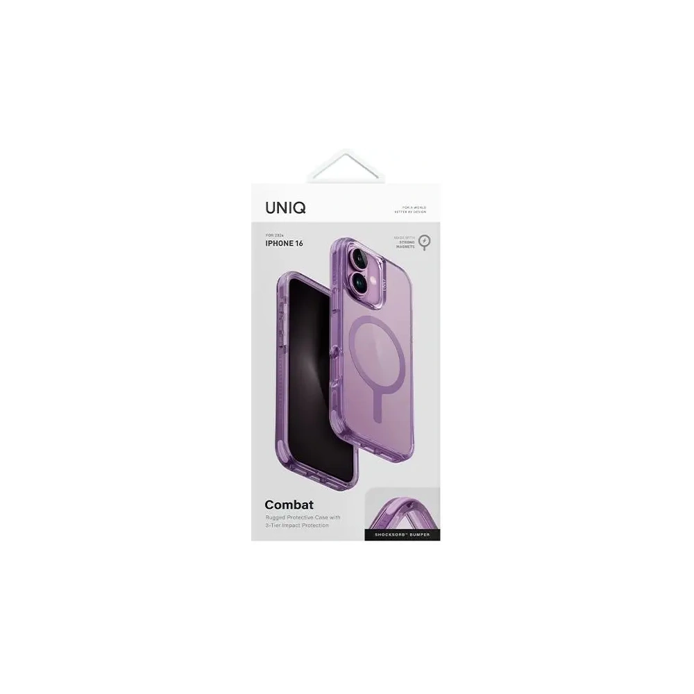 Hurtownia GSM - UNIQ Combat Apple iPhone 16 MagClick nabíjení růžové - UNIQ1245 - {ean13} - Hurt