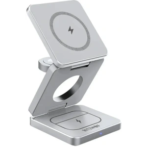 Hurtownia GSM - Încărcător wireless 3in1 Blitzwolf BW-IW30 20W MagSafe gri - BLZ619 - {ean13} - Hurt