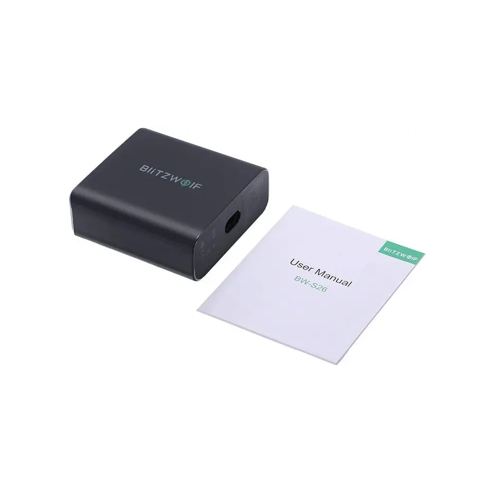 Hurtownia GSM - Blitzwolf BW-S26 nástěnná nabíječka 250W 3xUSB-A, 3xUSB-C, 2xUSB-C 65W (černá) - BLZ620 - {ean13} - Hurt
