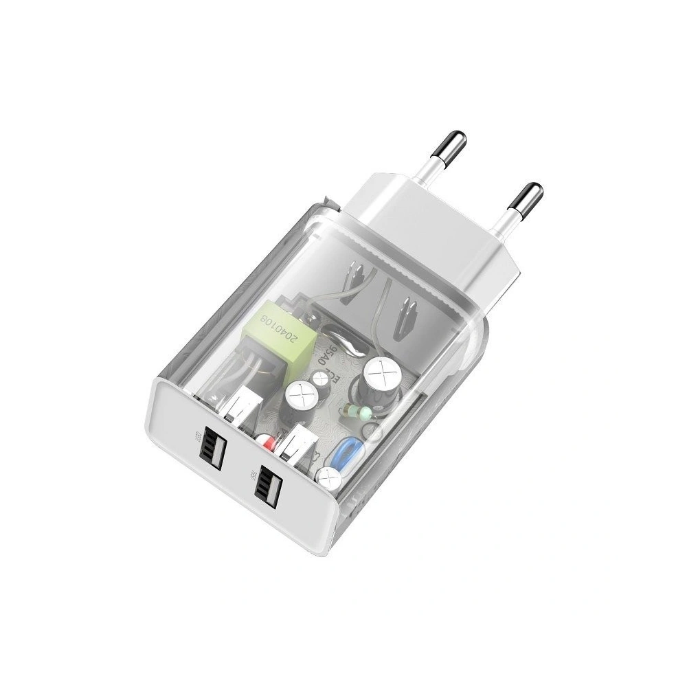 Wholesale Baseus Speed Mini Dual U Charger 10.5W (EU) White - BSU1015WHT - {ean13} - Hurt
