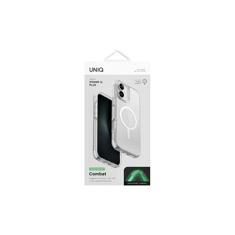 Wholesale UNIQ Combat Apple iPhone 16 Pro MagClick Charging white - UNIQ1249 - {ean13} - Hurt