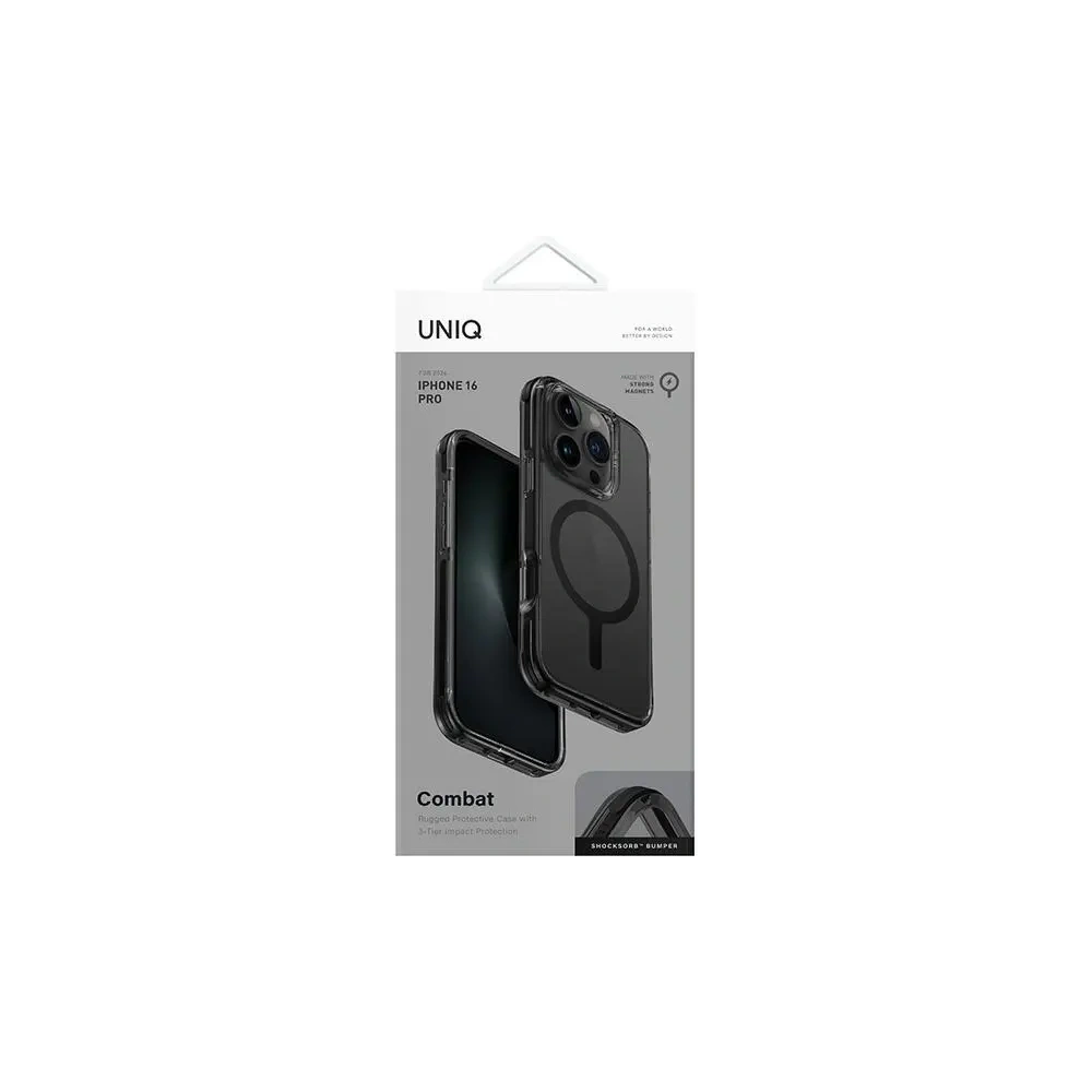 Wholesale UNIQ Combat Apple iPhone 16 Pro MagClick Charging black - UNIQ1250 - {ean13} - Hurt