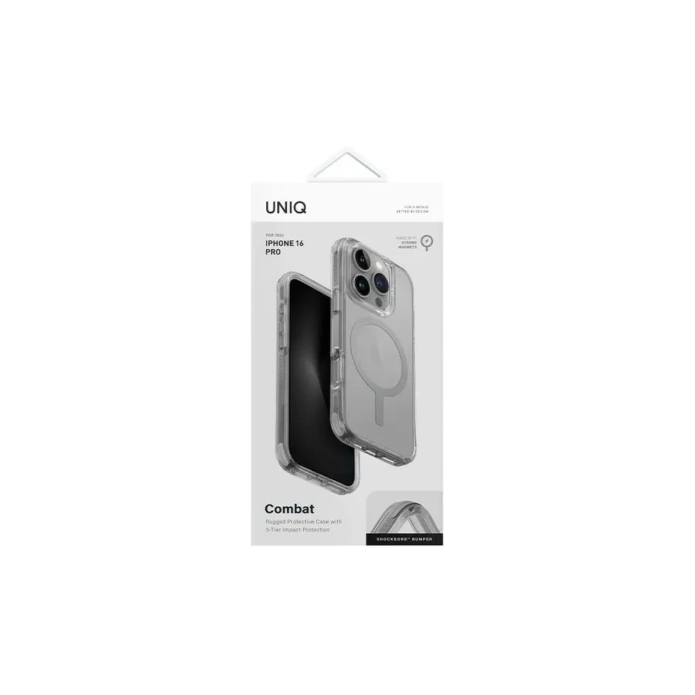 Hurtownia GSM - UNIQ Combat Apple iPhone 16 Pro MagClick Töltés szürke - UNIQ1251 - {ean13} - Hurt