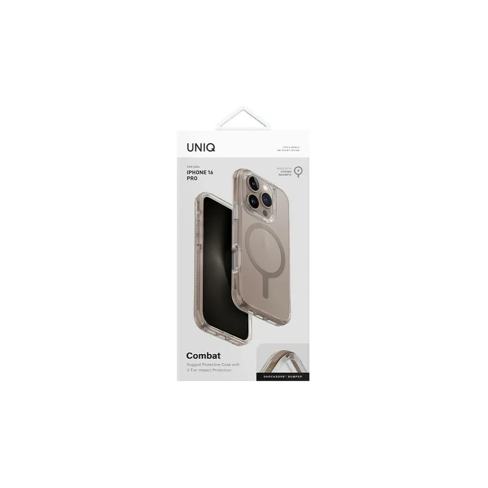 Hurtownia GSM - UNIQ Combat Apple iPhone 16 Pro MagClick Încărcare aurie - UNIQ1252 - {ean13} - Hurt
