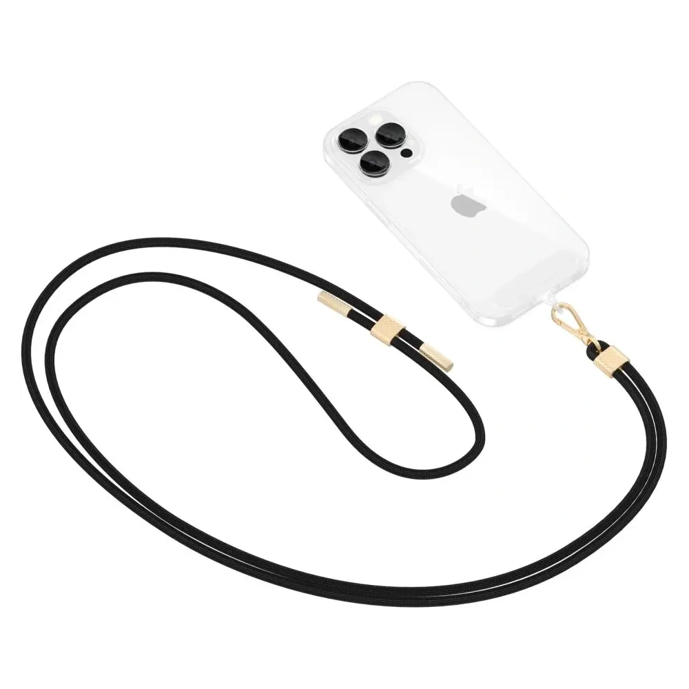 Wholesale Tech-Protect C2S Rope Crossbody Strap black/gold - THP3188 - {ean13} - Hurt