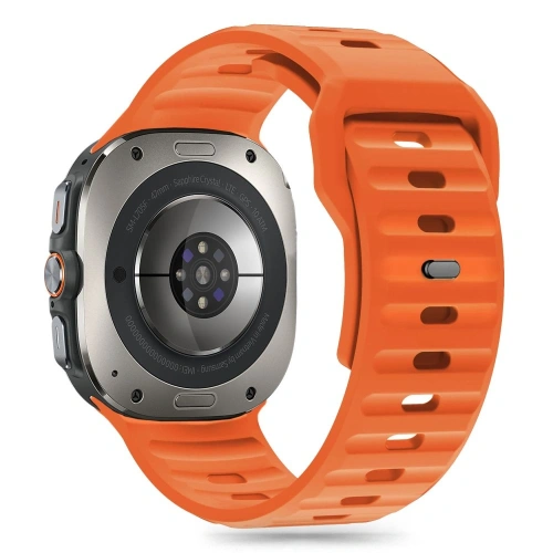 Pasek Tech-Protect Silicone Line Samsung Galaxy Watch Ultra 47mm Orange - Galaxy Watch Ultra - Tech-Protect
