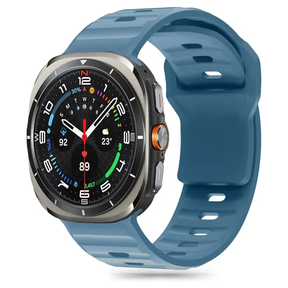 Wholesale Tech-Protect Silicone Line Samsung Galaxy Watch Ultra 47mm Montego Blue - THP3194 - {ean13} - Hurt