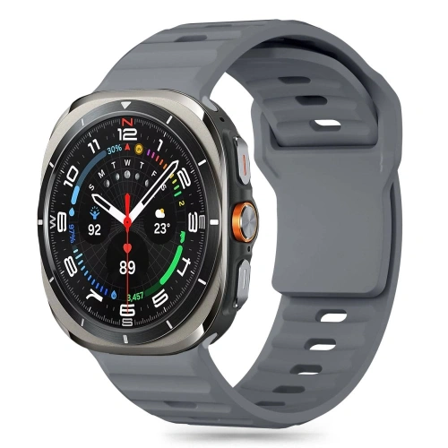 Pasek Tech-Protect Silicone Line Samsung Galaxy Watch Ultra 47mm Crayon Grey - Galaxy Watch Ultra - Tech-Protect