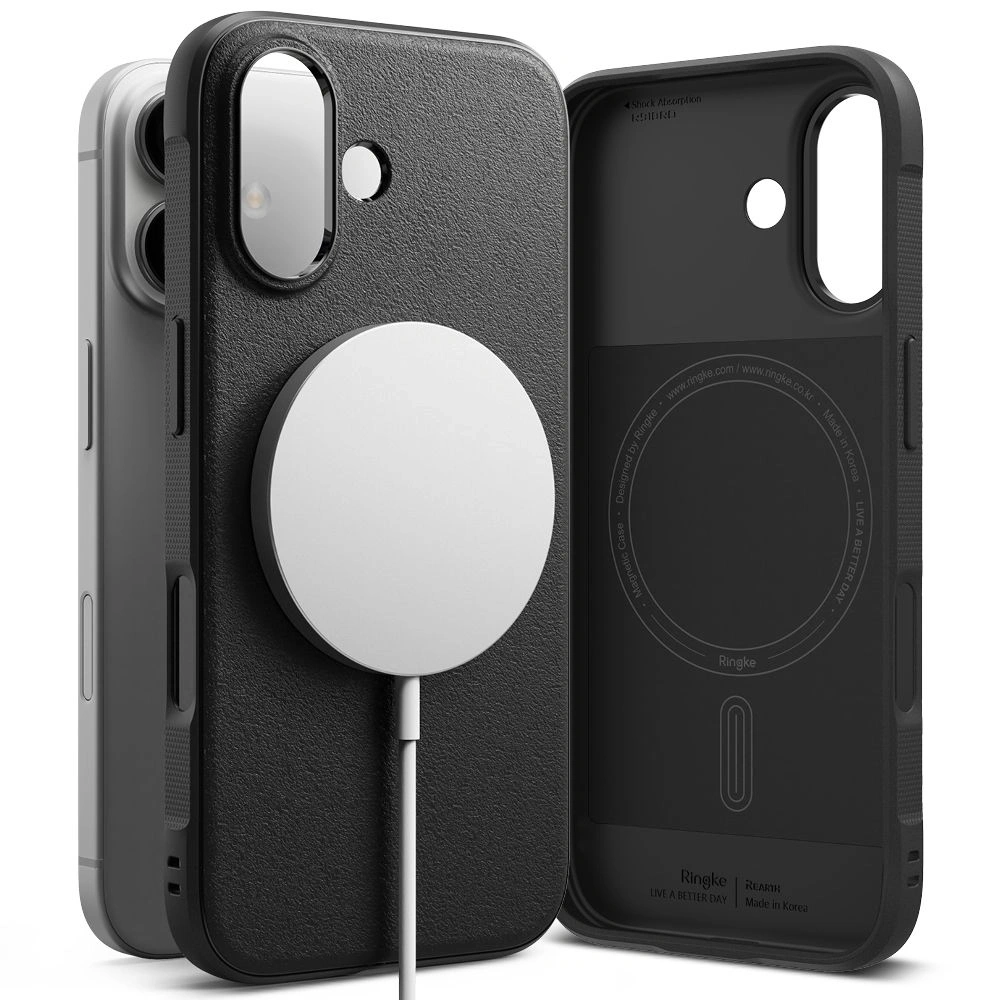 Hurtownia GSM - Ringke Onyx Magnetic MagSafe Apple iPhone 16 Schwarz - RGK11646 - {ean13} - Hurt