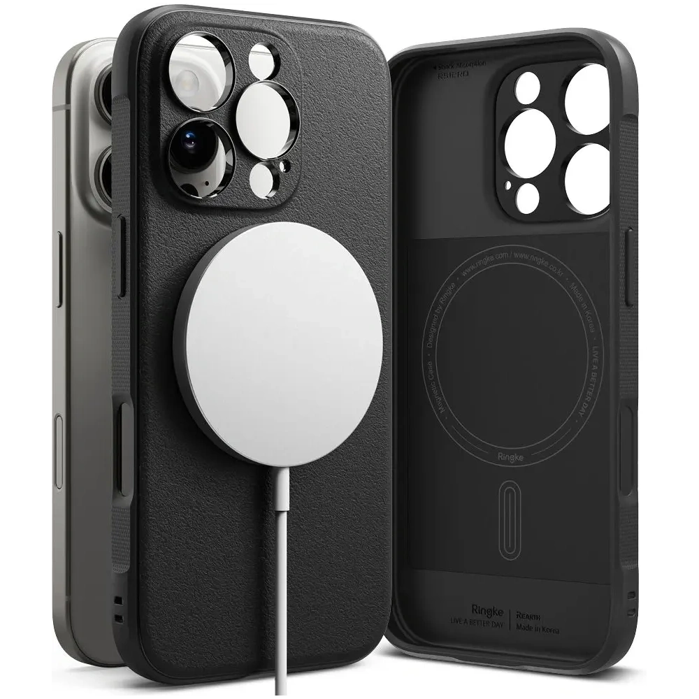 Hurtownia GSM - Ringke Onyx Magnetic MagSafe Apple iPhone 16 Pro Schwarz - RGK11647 - {ean13} - Hurt