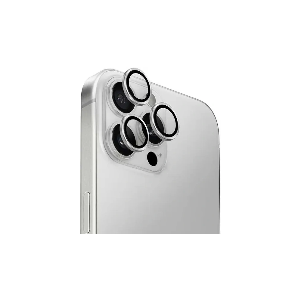 Hurtownia GSM - UNIQ Optix Aluminium Kameraobjektivschutz Apple iPhone 16 Pro / 16 Pro Max sterlingsilber - UNIQ1257 - {ean13} - Hurt