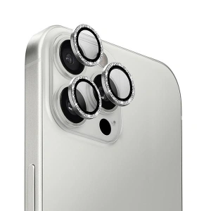 Hurtownia GSM - UNIQ Optix Aluminium Kamera Lencsevédő Apple iPhone 16 Pro / 16 Pro Max fehér csillogás - UNIQ1259 - {ean13} - Hurt