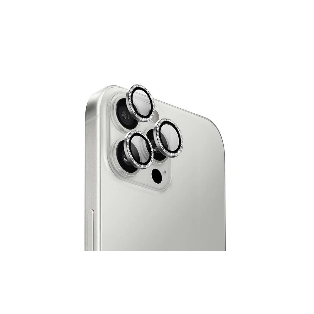 Hurtownia GSM - UNIQ Optix Aluminium Kamera Lencsevédő Apple iPhone 16 Pro / 16 Pro Max fehér csillogás - UNIQ1259 - {ean13} - Hurt