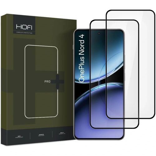 Szkło hartowane Hofi Glass Pro+ OnePlus Nord 4 Black [2 PACK] - OnePlus Nord 4 - Hofi