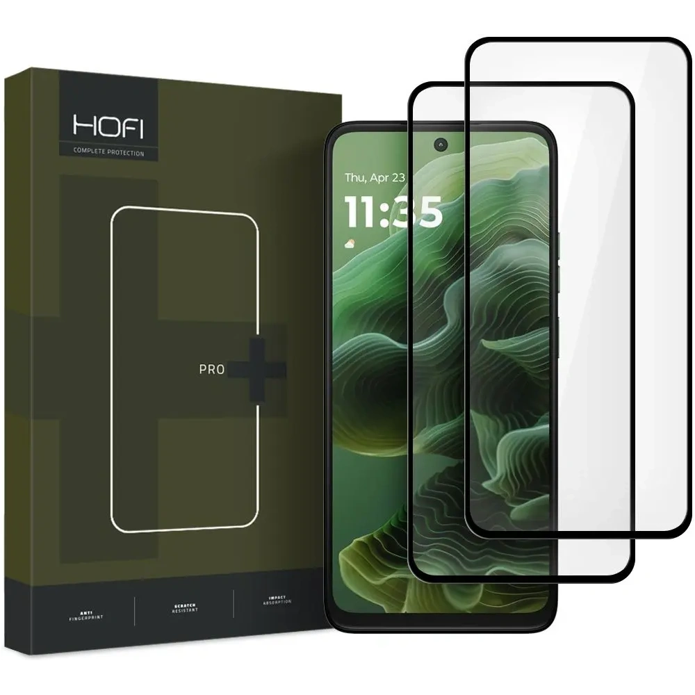 Wholesale Hofi Glass Pro+ Motorola Moto G35 5G Black [2 PACK] - HOFI543 - {ean13} - Hurt