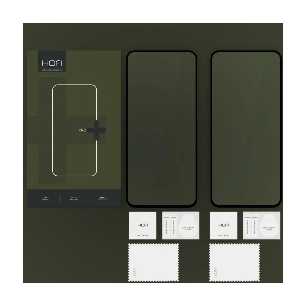 Hurtownia GSM - Hofi Glass Pro+ Motorola Moto G35 5G Fekete [2 PACK] - HOFI543 - {ean13} - Hurt