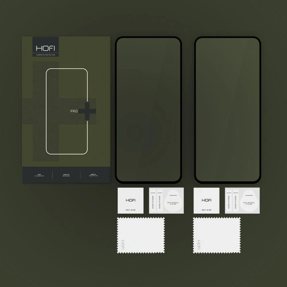 Wholesale Hofi Glass Pro+ Motorola Moto G55 5G Black [2 PACK] - HOFI544 - {ean13} - Hurt