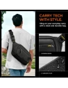 Hurtownia GSM - Spigen KD410 Sling Bag Klasden Schwarz - SPN16460 - {ean13} - Hurt