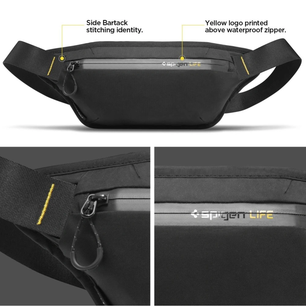 Hurtownia GSM - Spigen KD411 Derék táska Klasden Fekete - SPN16462 - {ean13} - Hurt