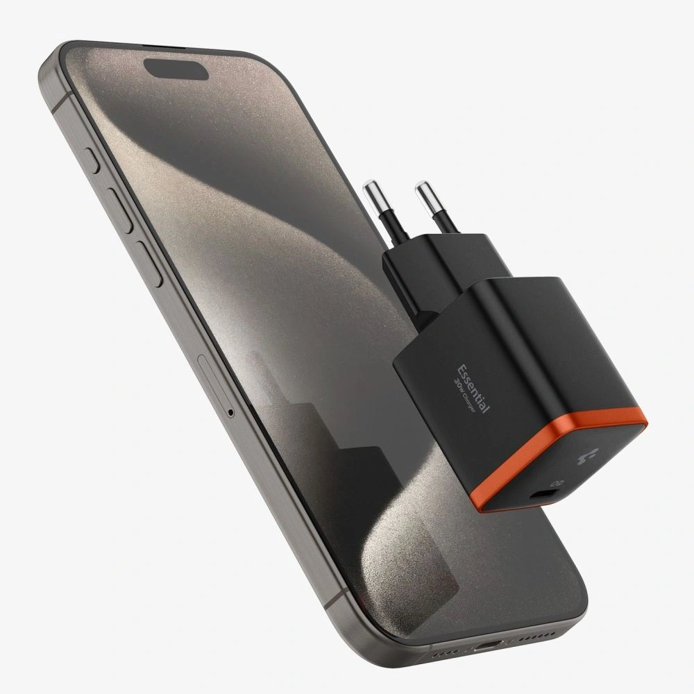 Hurtownia GSM - Spigen EE301EU ArcStation Essential Töltő USB-C 30W Fekete - SPN16463 - {ean13} - Hurt