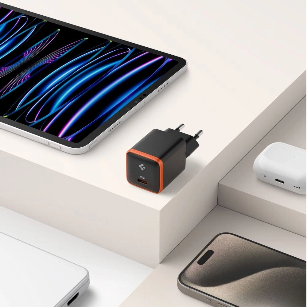 Hurtownia GSM - Spigen Încărcător Esențial ArcStation EE301EU USB-C 30W Negru - SPN16463 - {ean13} - Hurt