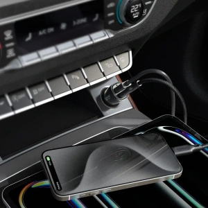 Hurtownia GSM - Spigen EV482 ArcStation Essential Autós Töltő USBA, USB-C 48W Fekete - SPN16465 - {ean13} - Hurt