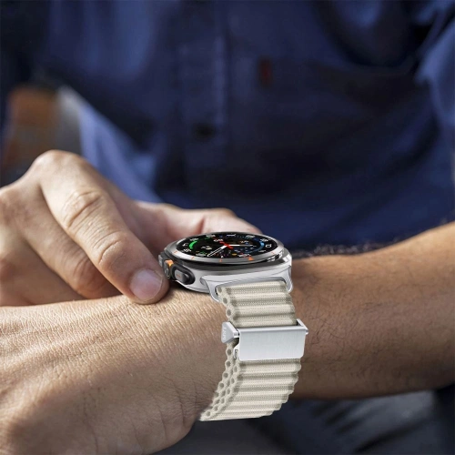 Pasek Tech-protect Weave Pro Samsung Galaxy Watch Ultra 47mm Crayon White - Galaxy Watch Ultra - Tech-Protect