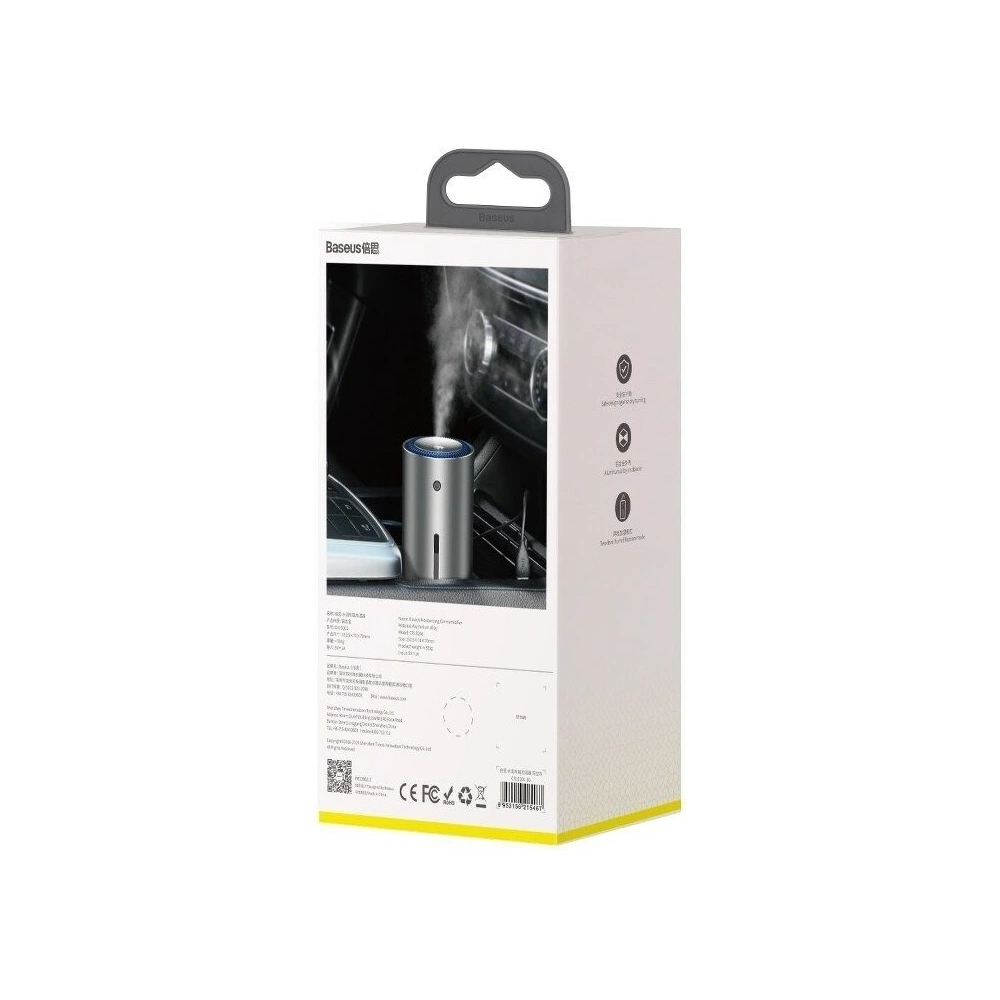 Hurtownia GSM - Samochodowy nawilżacz powietrza Baseus Moisturizing Car Humidifier, 300ml (szary) - BSU1020GRY - {ean13} - Hurt