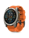 Tech-protect silikonový kryt pro Garmin Fenix 5x / 5x Plus / 6x / 6x Pro / 7x / 8 51mm oranžový - Garmin - Tech-Protect