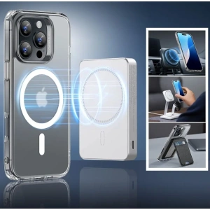 Hurtownia GSM - Zestaw ESR Classic Hybrid Halolock MagSafe & Tempered Glass Apple iPhone 16 Pro Frosted Clear - ESR829 - {ean13} - Hurt