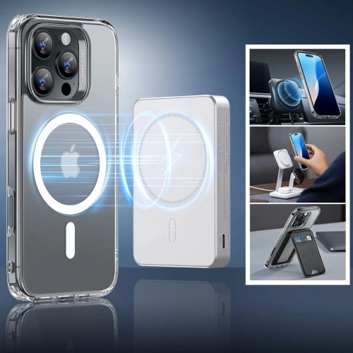 Zestaw ESR Classic Hybrid Halolock MagSafe & Tempered Glass Apple iPhone 16 Pro Frosted Clear