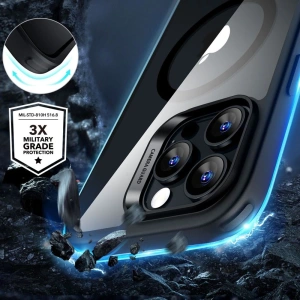 Hurtownia GSM - ESR Classic Hybrid Halolock MagSafe & Tempered Glass Apple iPhone 16 Pro Max Clar/negru - ESR830 - {ean13} - Hurt