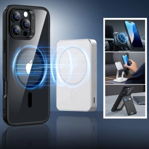 Hurtownia GSM - ESR Classic Hybrid Halolock MagSafe & Tempered Glass Apple iPhone 16 Pro Max Clar/negru - ESR830 - {ean13} - Hurt