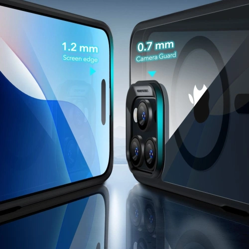 Zestaw ESR Classic Hybrid Halolock MagSafe & Tempered Glass Apple iPhone 16 Pro Max Clear/black