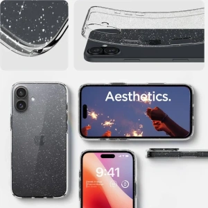 Wholesale Spigen Liquid Crystal Apple iPhone 16 Plus Glitter Crystal - SPN16470 - {ean13} - Hurt