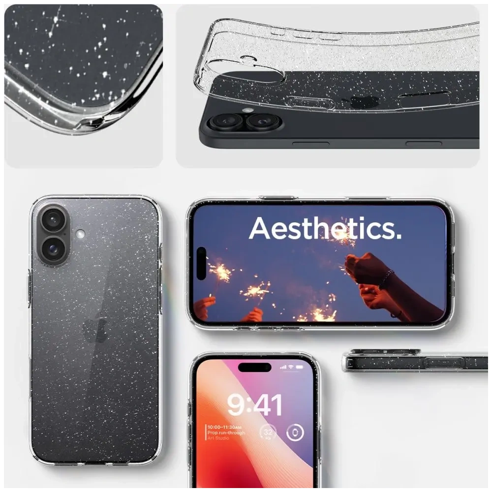Hurtownia GSM - Spigen Folyékony Kristály Apple iPhone 16 Plus Csillogó Kristály - SPN16470 - {ean13} - Hurt