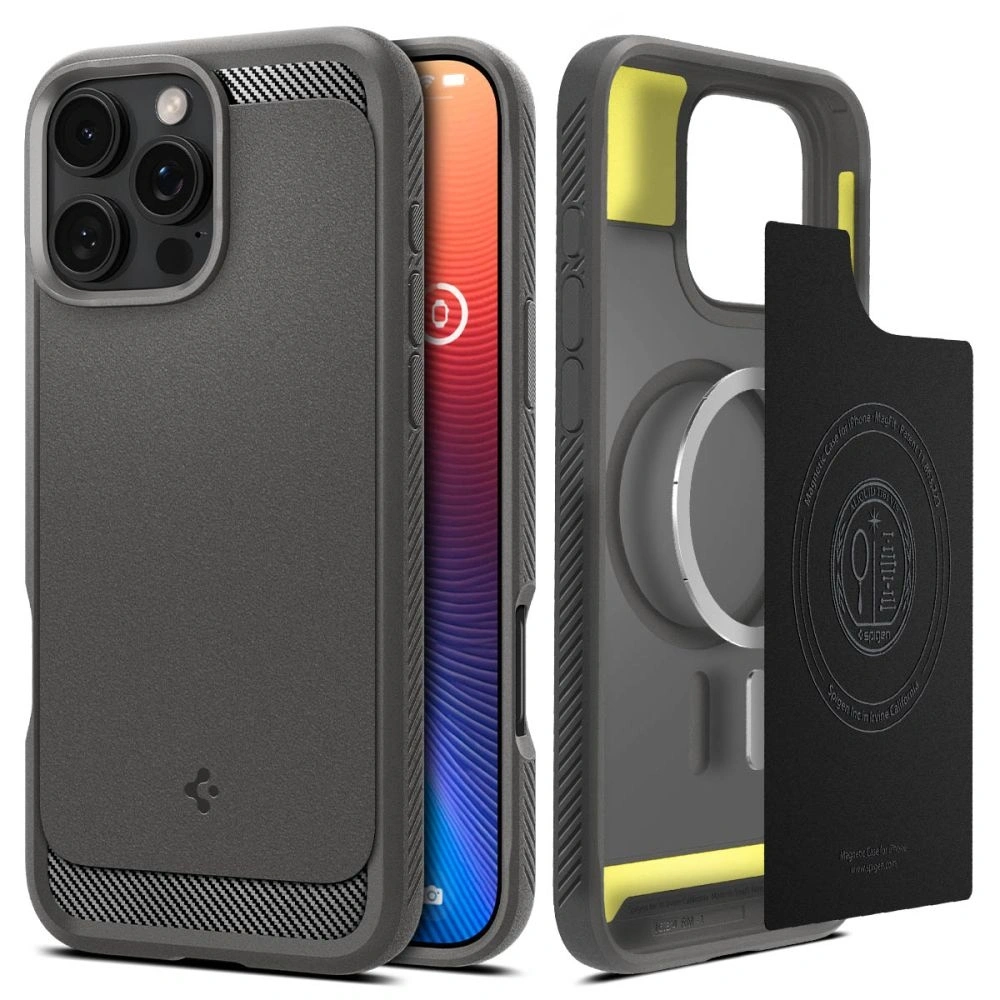 Hurtownia GSM - Etui Spigen Rugged Armor Mag MagSafe Apple iPhone 16 Pro Grey - SPN16471 - {ean13} - Hurt