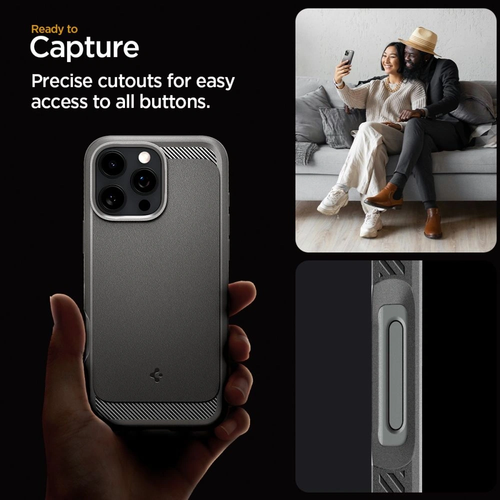 Hurtownia GSM - Etui Spigen Rugged Armor Mag MagSafe Apple iPhone 16 Pro Grey - SPN16471 - {ean13} - Hurt