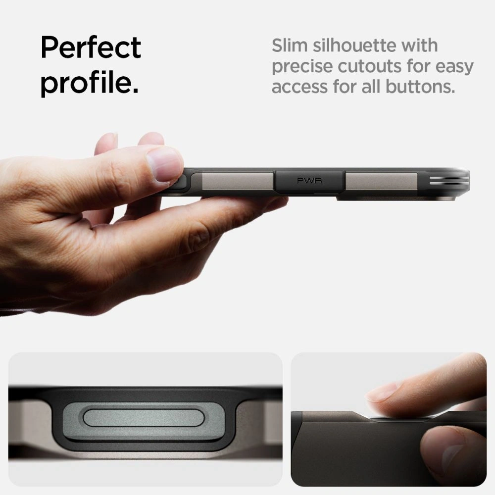 Hurtownia GSM - Etui Spigen Tough Armor Mag MagSafe Apple iPhone 16 Pro Gunmetal - SPN16473 - {ean13} - Hurt