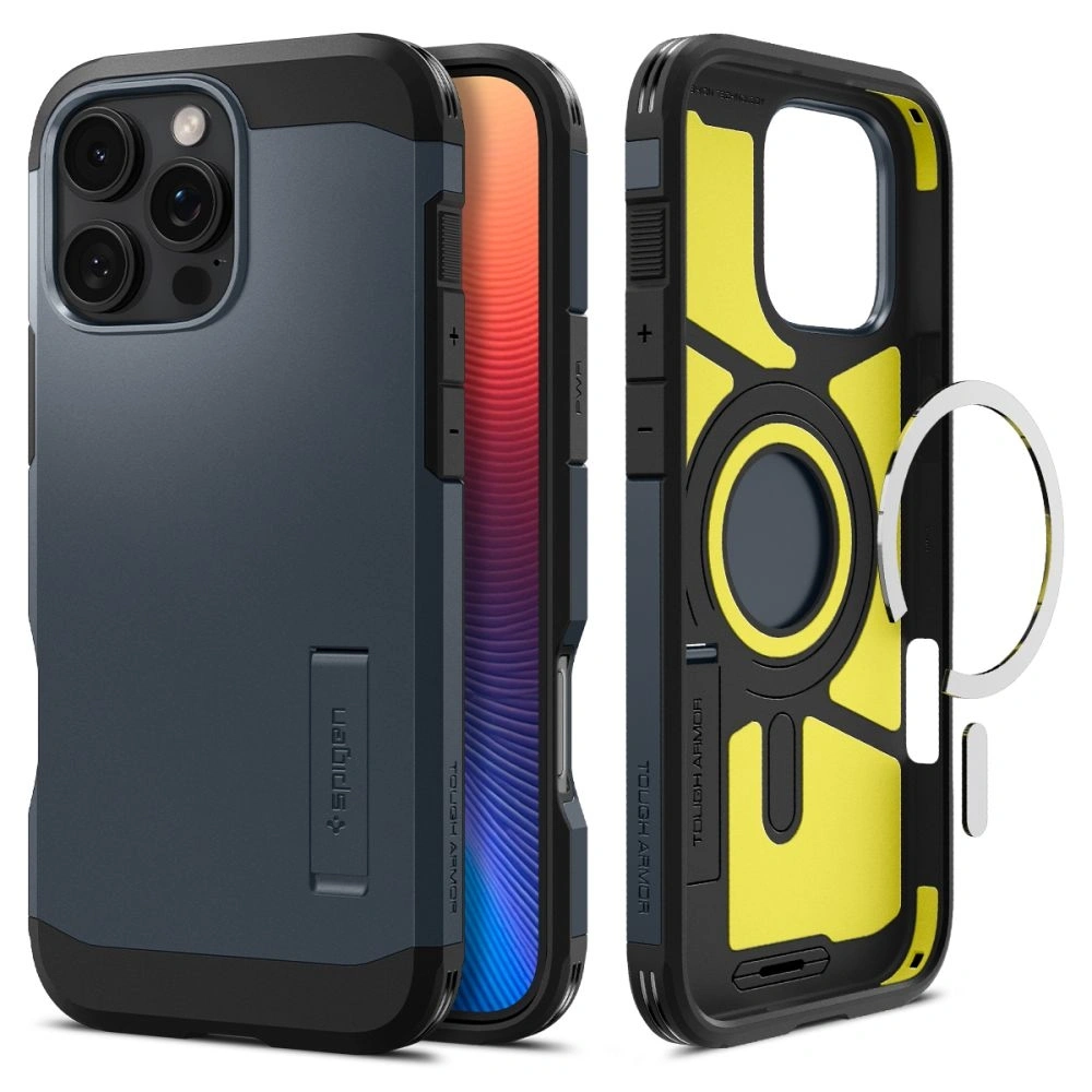 Hurtownia GSM - Spigen Tough Armor Mag MagSafe Apple iPhone 16 Pro Fém Palaszürke - SPN16474 - {ean13} - Hurt