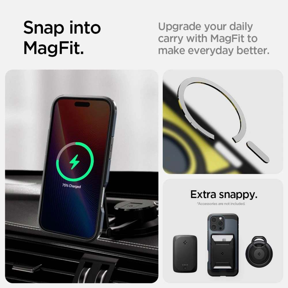 Hurtownia GSM - Spigen Tough Armor Mag MagSafe Apple iPhone 16 Pro Metal Slate - SPN16474 - {ean13} - Hurt