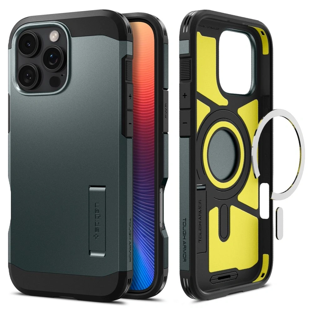 Hurtownia GSM - Etui Spigen Tough Armor Mag MagSafe Apple iPhone 16 Pro Abyss Green - SPN16475 - {ean13} - Hurt