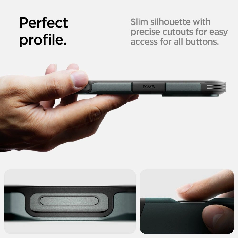 Hurtownia GSM - Etui Spigen Tough Armor Mag MagSafe Apple iPhone 16 Pro Abyss Green - SPN16475 - {ean13} - Hurt