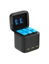 Telesin three-channel box charger + 3 TELESIN batteries for GoPro Hero 9 / 10 / 11 / 12