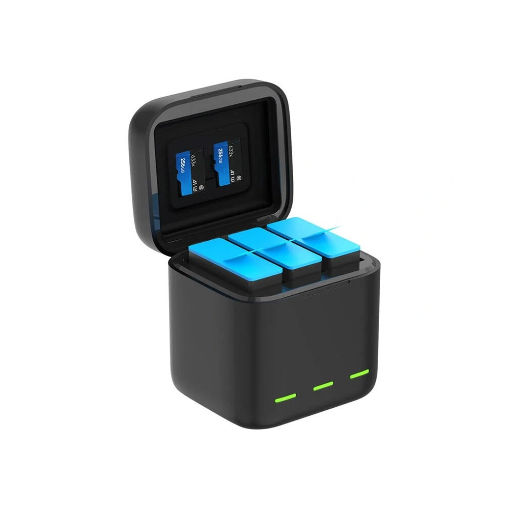 Wholesale Telesin three-channel box charger + 3 TELESIN batteries for GoPro Hero 9 / 10 / 11 / 12 - TLS164 - {ean13} - Hurt