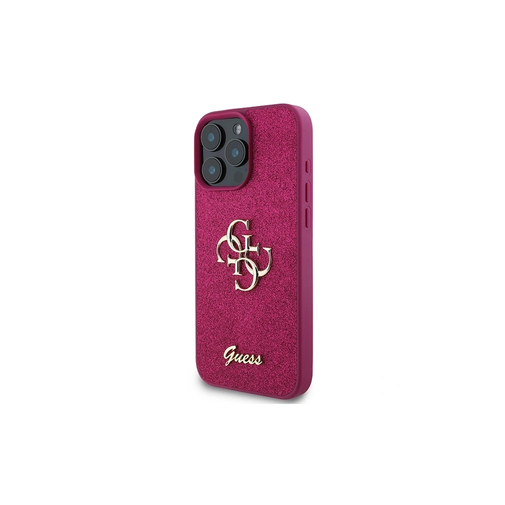 Hurtownia GSM - Guess GUHCP16LHG4SGU Apple iPhone 16 Pro kemény tok Glitter Script Big 4G lila - GUE3619 - {ean13} - Hurt